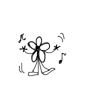 flower dancing drawing by guest-pqaww2nbv in Artbitrator