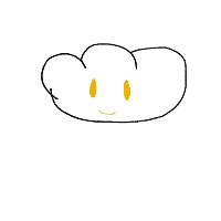 cloud with face drawing by guest-uaz4h5ep1 in Artbitrator