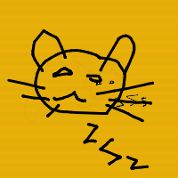 sleeping cat drawing by guest-mz8ju50do in Artbitrator