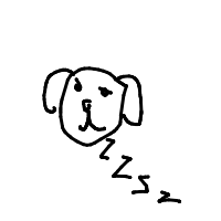 sleepy dog drawing by guest-mz8ju50do in Artbitrator