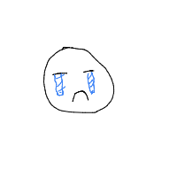 crying face drawing by guest-o0lr8lb5c in Artbitrator