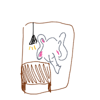 elephant in room drawing by guest-2gq6zap6l in Artbitrator
