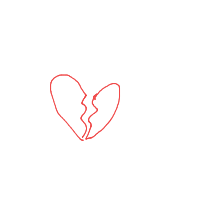 broken heart drawing by guest-9dznx2kqe in Artbitrator