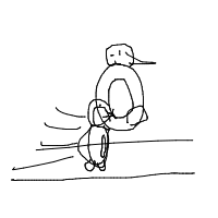 penguin sliding drawing by guest-ew4zvl8z9 in Artbitrator