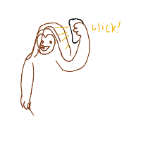 bigfoot taking selfie drawing by guest-gd24wqiuk in Artbitrator