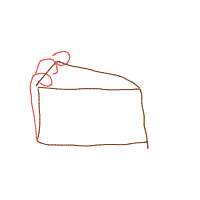 piece of cake drawing by guest-gd24wqiuk in Artbitrator
