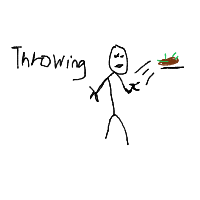 throwing food drawing by guest-jvpk4ua0z in Artbitrator