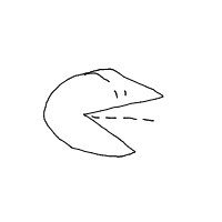 pac-man drawing by pipitamax in Artbitrator