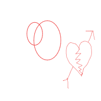 broken heart drawing by bahari in Artbitrator