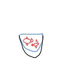 fish in bowl drawing by bahari in Artbitrator