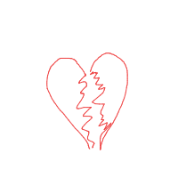 broken heart drawing by bahari in Artbitrator