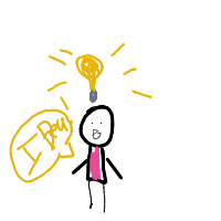 light bulb moment drawing by guest-6t89q4l3o in Artbitrator