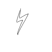 lightning bolt drawing by awbem in Artbitrator