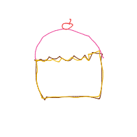 cupcake with cherry drawing by guest-hxvkceama in Artbitrator