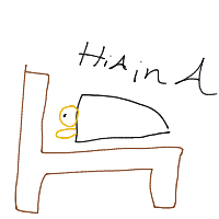 hiding under blanket drawing by guest-3gk9lcmom in Artbitrator