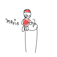 mario drawing by guest-4n3lm7rha in Artbitrator