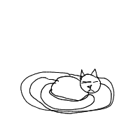 sleeping cat drawing by guest-yjbcg9r1g in Artbitrator