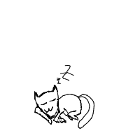 sleeping cat drawing by guest-tl9cnolfs in Artbitrator