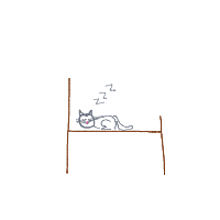 sleeping cat drawing by guest-1p9j62jki in Artbitrator