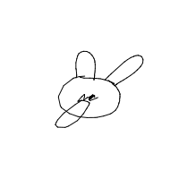 rabbit eating carrot drawing by guest-0n5khqgu2 in Artbitrator