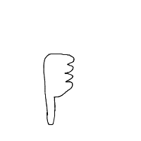 thumbs down drawing by guest-2pc2bq99v in Artbitrator