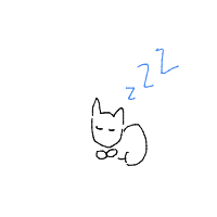 sleeping cat drawing by guest-0u1cjvaqp in Artbitrator