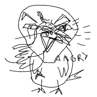 angry bird drawing by dhhlycas in Artbitrator