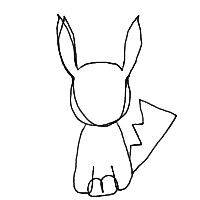 pikachu drawing by evzi in Artbitrator