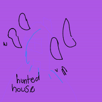 haunted house drawing by iraby in Artbitrator
