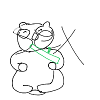 panda eating bamboo drawing by guest-fspkj3ghl in Artbitrator