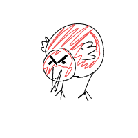 angry bird drawing by guest-q0lnw3l29 in Artbitrator