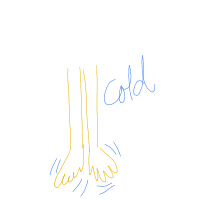 cold feet drawing by joblesscreep in Artbitrator