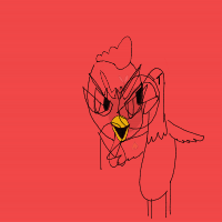 angry bird drawing by impicklerick293 in Artbitrator