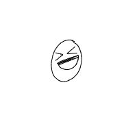 laughing drawing by impicklerick293 in Artbitrator