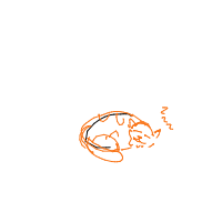 sleeping cat drawing by guest-1c5hmt6yo in Artbitrator