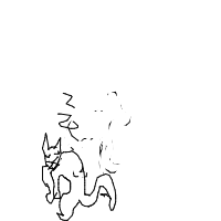 sleeping cat drawing by guest-g5clkhh6a in Artbitrator