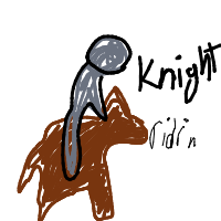 knight riding a horse drawing by guest-v2zqgr5y1 in Artbitrator