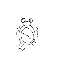 alarm clock ringing drawing by guest-royoxxhf1 in Artbitrator