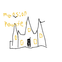 haunted mansion drawing by player-94pfg72tl in Artbitrator