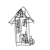 haunted mansion drawing by player-by6meka3r in Artbitrator