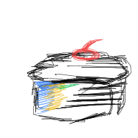 cupcake with cherry drawing by guest-pil8qjtgk in Artbitrator