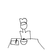 chef cooking drawing by guest-rlcrkz2zv in Artbitrator