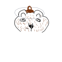 bear with a hat drawing by guest-fiodiuwca in Artbitrator