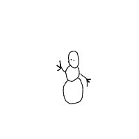 waving snowman drawing by guest-od7eyzvlo in Artbitrator