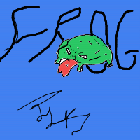 happy frog drawing by guest-5x072dip6 in Artbitrator