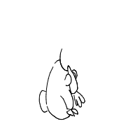 rabbit eating carrot drawing by guest-c0qwdw5tl in Artbitrator