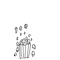 popcorn overflowing drawing by guest-9i894tm4r in Artbitrator
