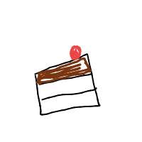 piece of cake drawing by latiny in Artbitrator