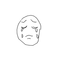 sad face drawing by latiny in Artbitrator