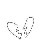 broken heart drawing by latiny in Artbitrator